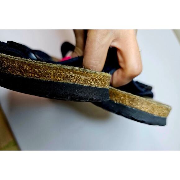 Birkenstock Arizona‎ Betula Sz40. L9 M7. Dark Navy. Germany Made. Suede. Hippie - Picture 9 of 14